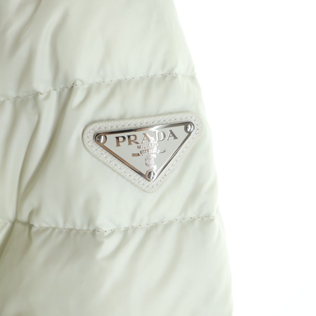 Prada Zip Up Jacket White — view 5