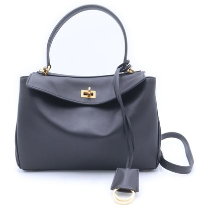 Balenciaga Rodeo Small Handbag 2-Way Black Gold