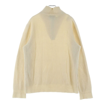 Hermes Half Zip Cashmere Knit Sweater Ivory — view 2