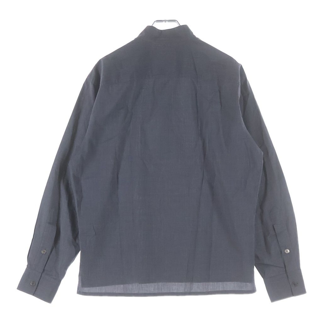Hermes Half Zip Shirt Gray Cotton — view 2