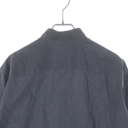 Hermes Half Zip Shirt Gray Cotton — view 4