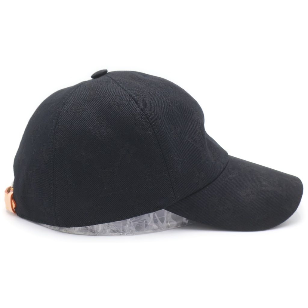 Louis Vuitton Monogram Essential Canvas Cap Hat Black — view 3