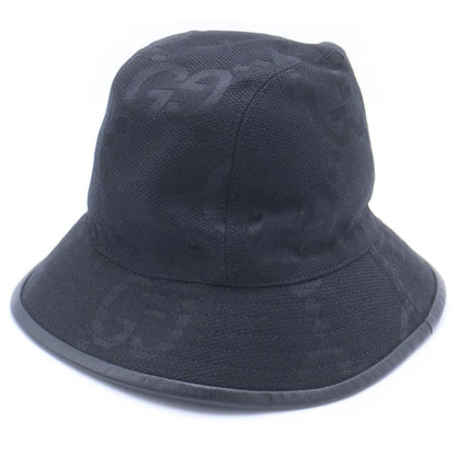 Gucci Jumbo GG Hat Bucket Hat Black