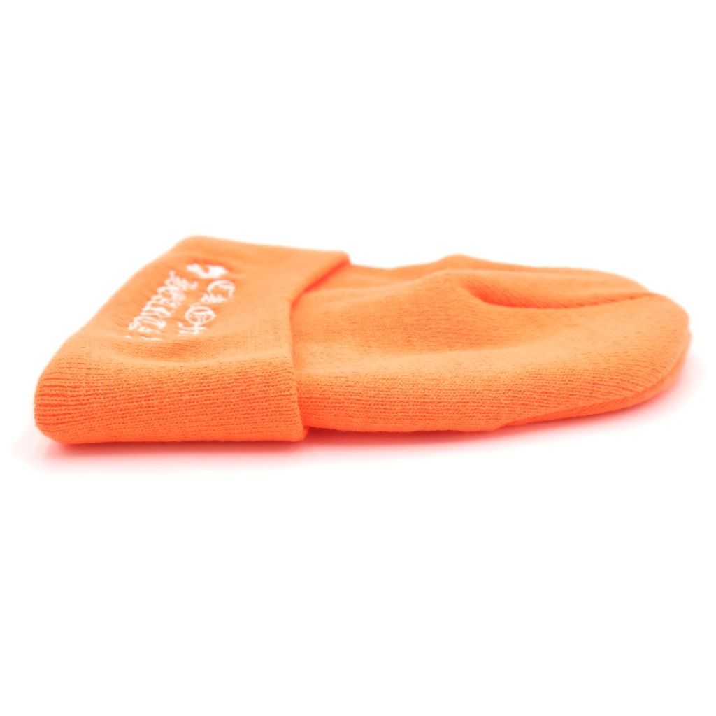 Chrome Hearts Watch Cap Logo Embroidered Beanie Orange Hat — view 4