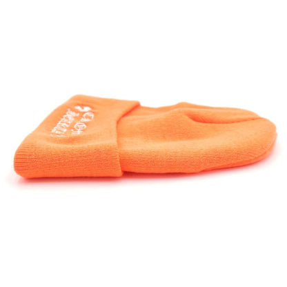 Chrome Hearts Watch Cap Logo Embroidered Beanie Orange Hat — view 4
