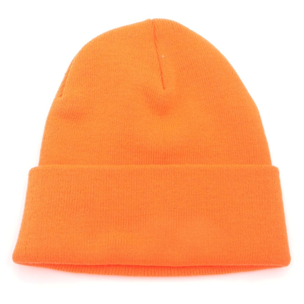 Chrome Hearts Watch Cap Logo Embroidered Beanie Orange Hat — view 2