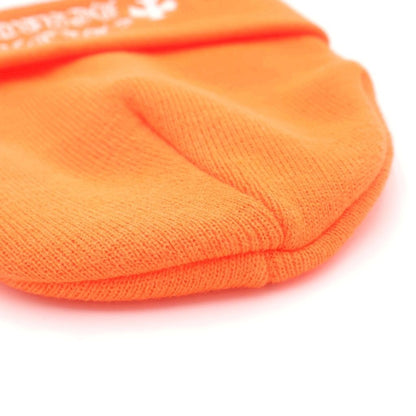 Chrome Hearts Watch Cap Logo Embroidered Beanie Orange Hat — view 6