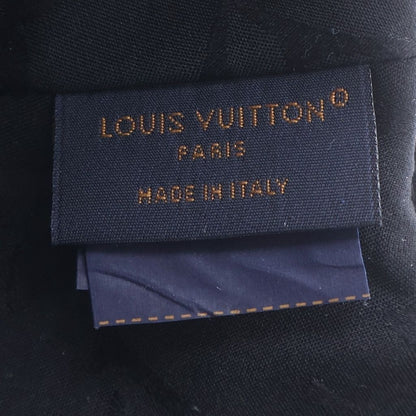 Louis Vuitton Carre LV Iconic Cotton Cap Hat Black — view 8