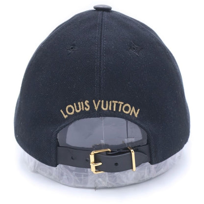 Louis Vuitton Carre LV Iconic Cotton Cap Hat Black — view 2