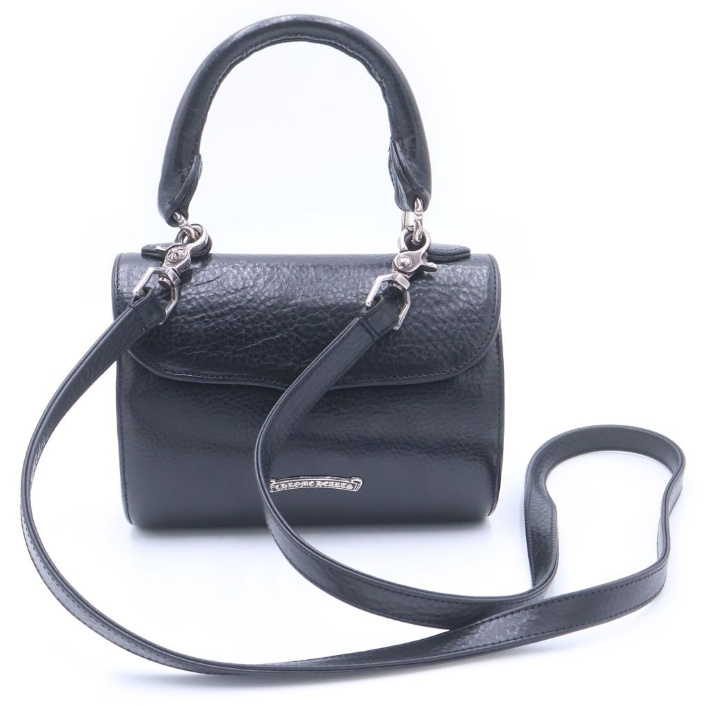 Chrome Hearts Doc Adams Tiny BS Flr Dog BS Fumochifu 2-Way Leather Shoulder — view 2