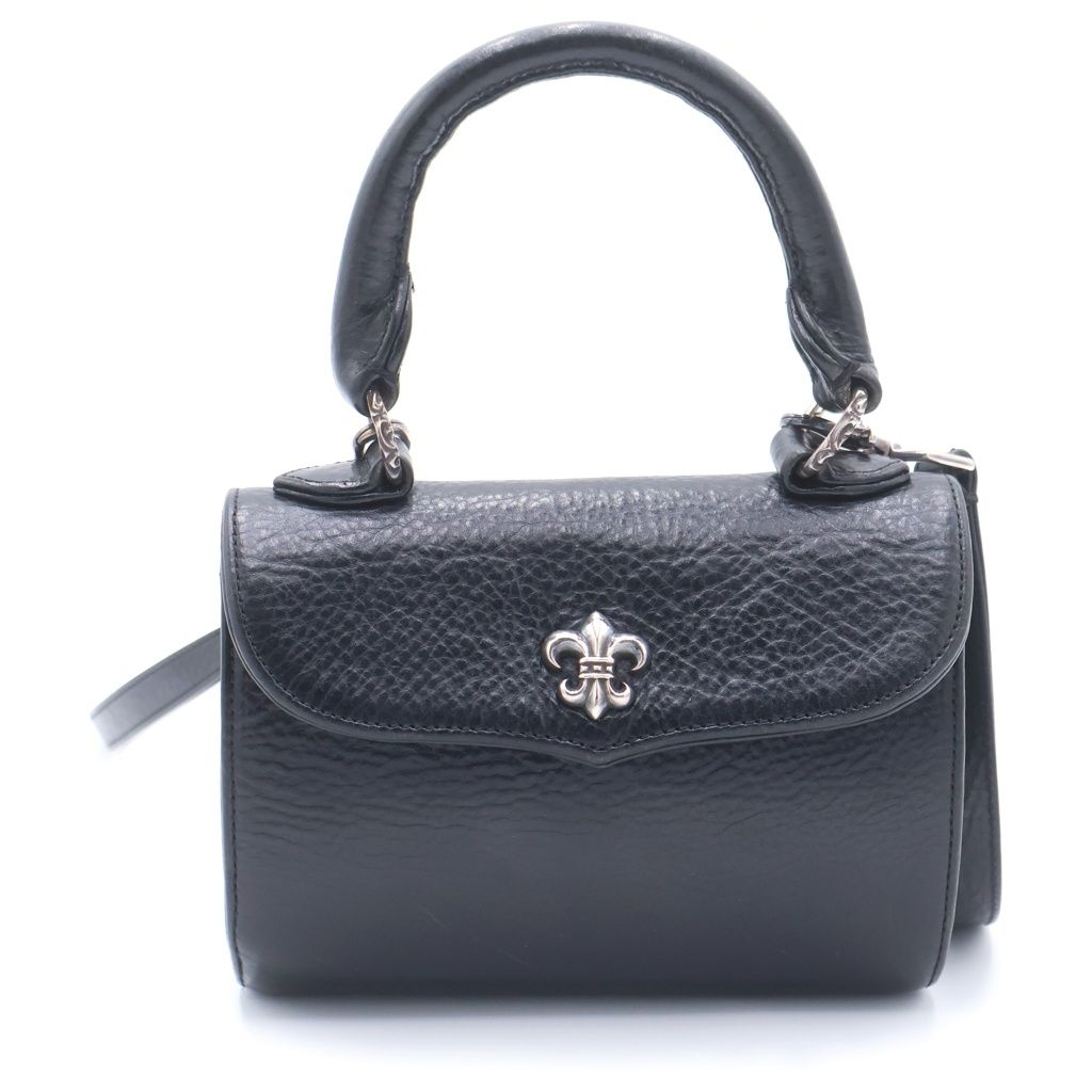 Chrome Hearts Doc Adams Tiny BS Flr Dog BS Fumochifu 2-Way Leather Shoulder