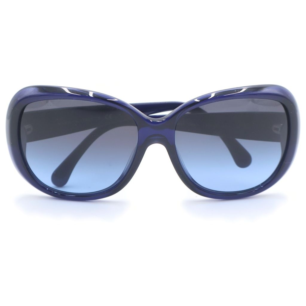 Chanel Sunglasses Camellia Navy Eyewear