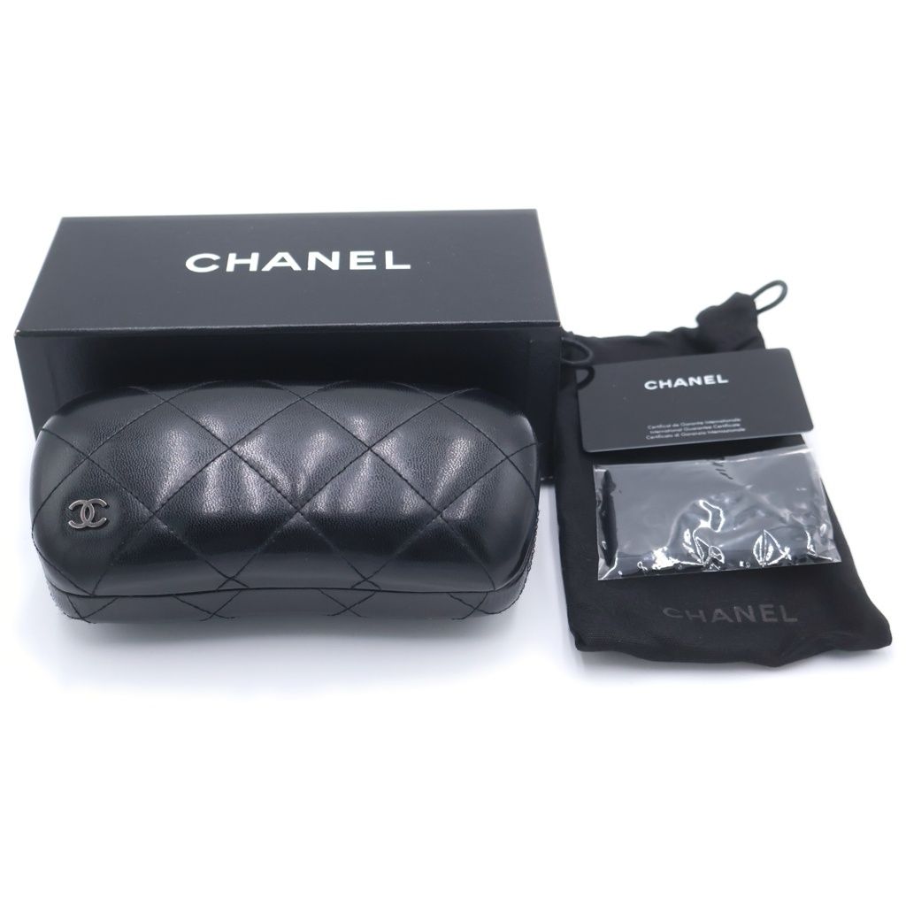 Chanel Sunglasses Camellia Navy Eyewear — view 6