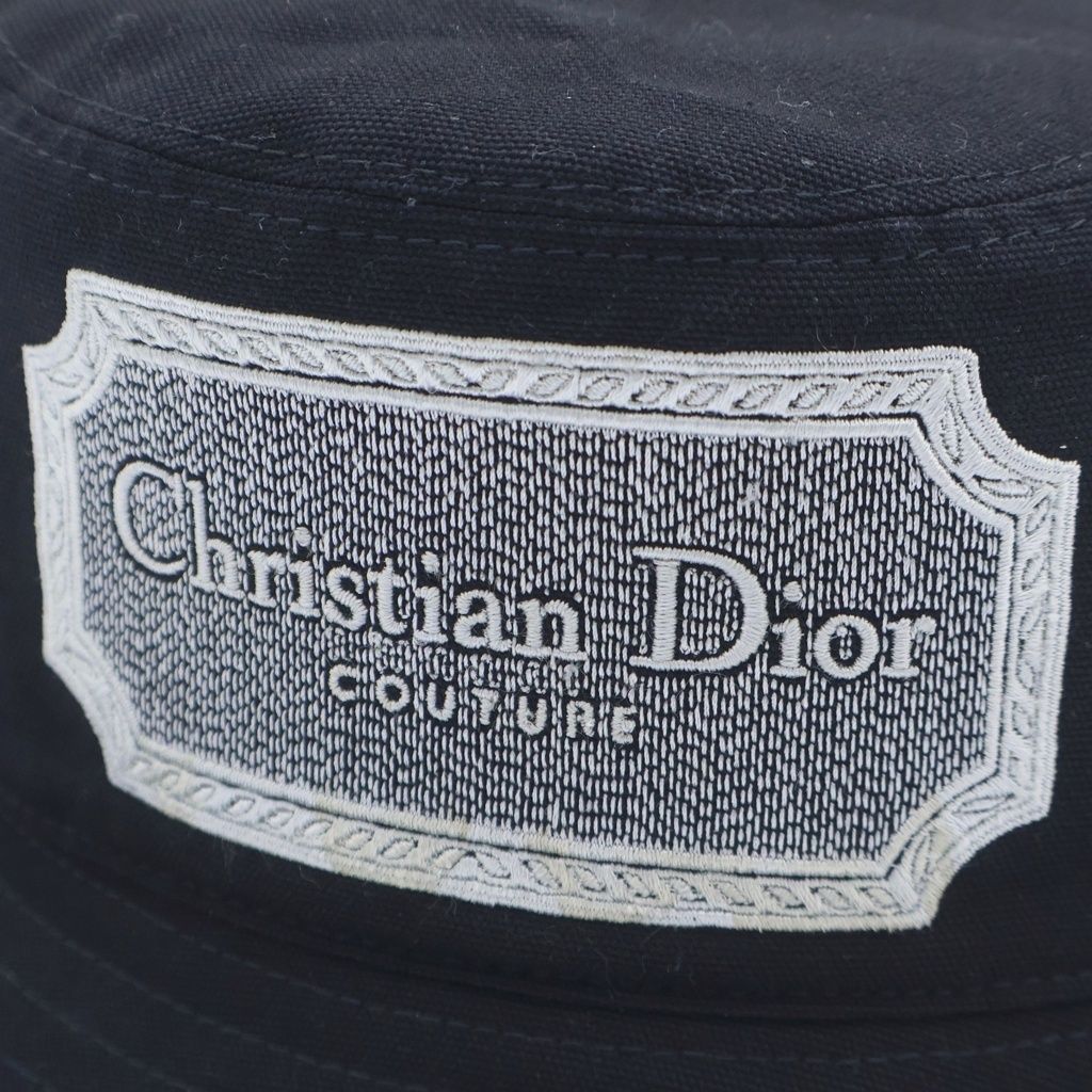 Dior Logo Bucket Hat Black — view 6
