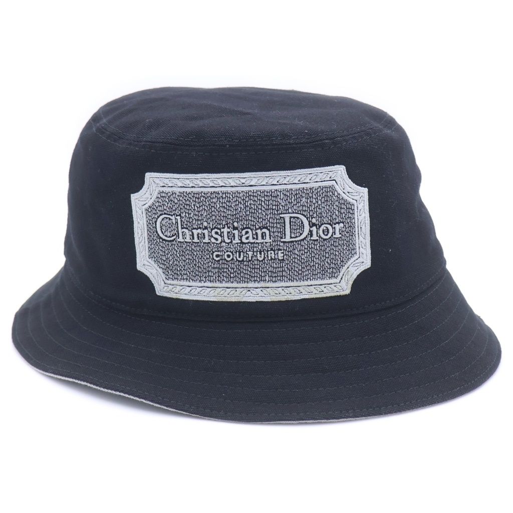 Dior Logo Bucket Hat Black — view 4