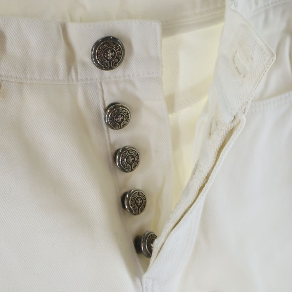 Chrome Hearts Vintage SL Fleurknee Denim Pants — view 5