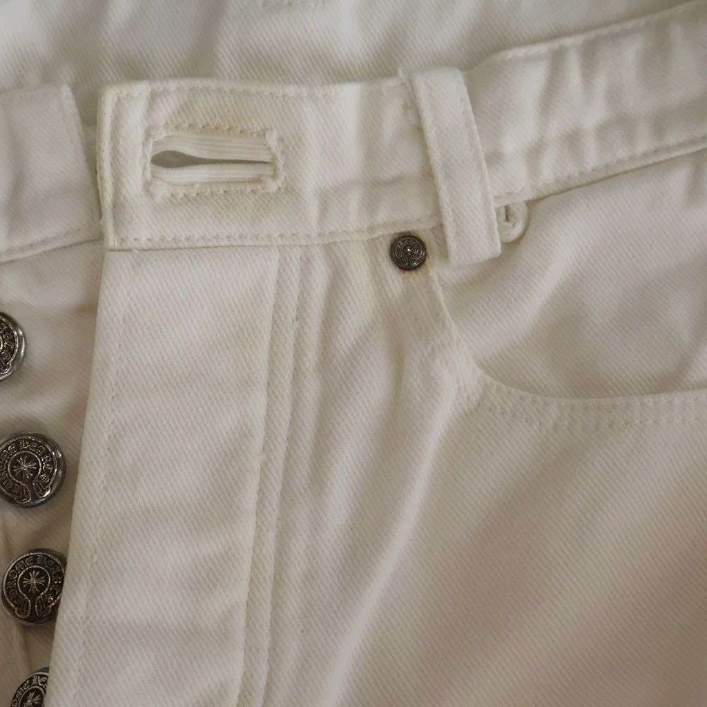 Chrome Hearts Vintage SL Fleurknee Denim Pants — view 6