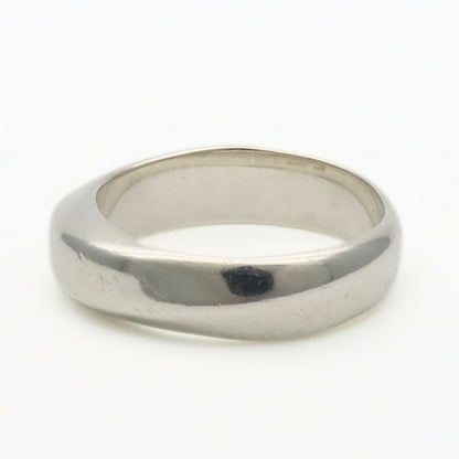 Tiffany & Co Ring Knife Edge 925 Sterling Silver Simple — view 3