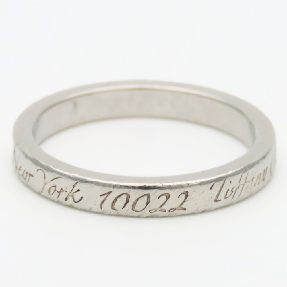 Tiffany & Co Ring Notes Narrow New York 925 Sterling Silver — view 3