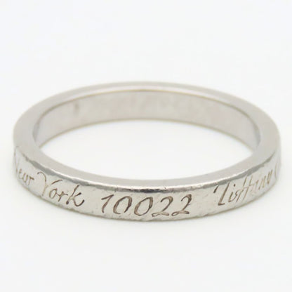 Tiffany & Co Ring Notes Narrow New York 925 Sterling Silver — view 3