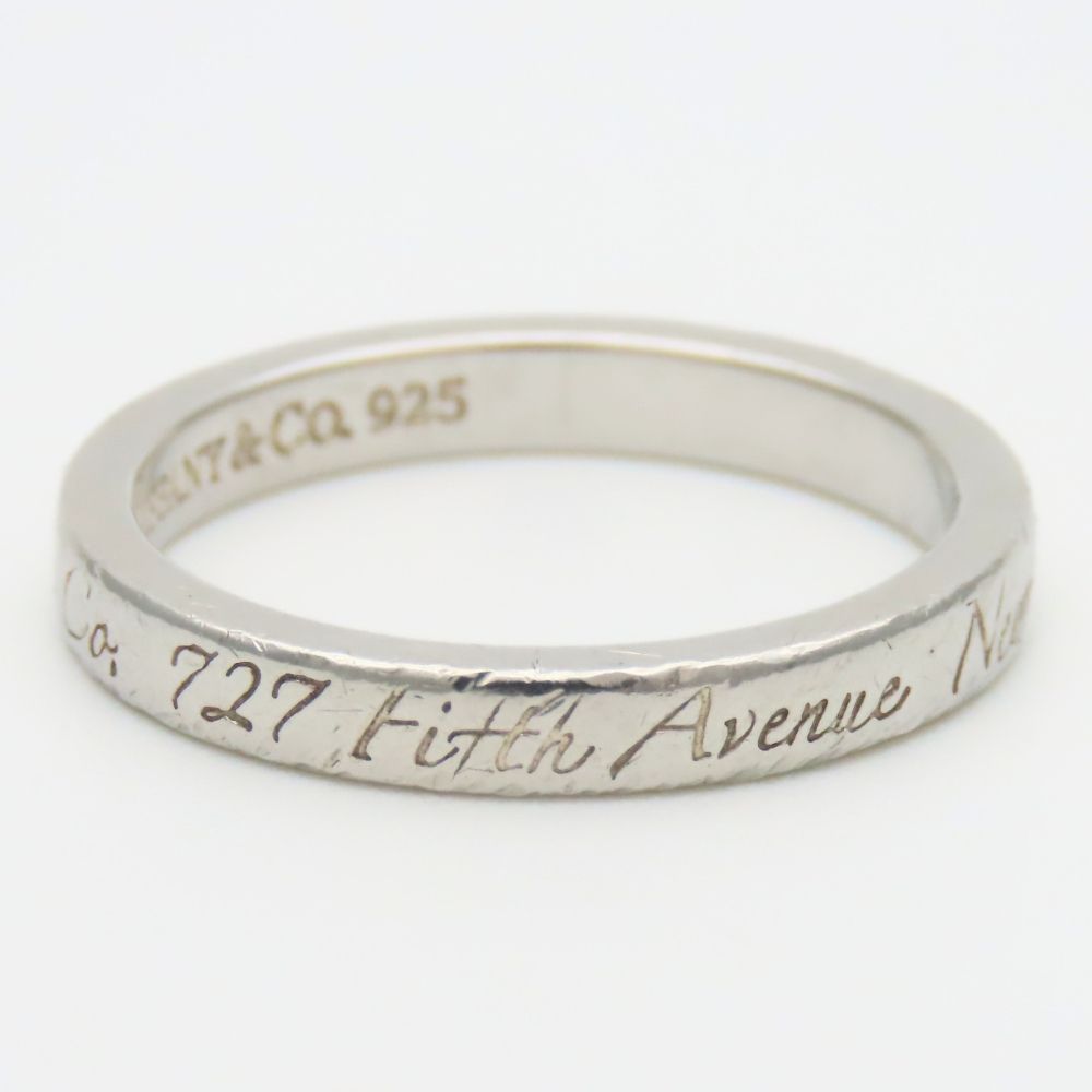 Tiffany & Co Ring Notes Narrow New York 925 Sterling Silver — view 5