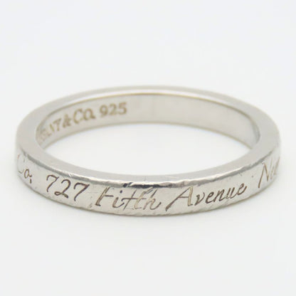 Tiffany & Co Ring Notes Narrow New York 925 Sterling Silver — view 5