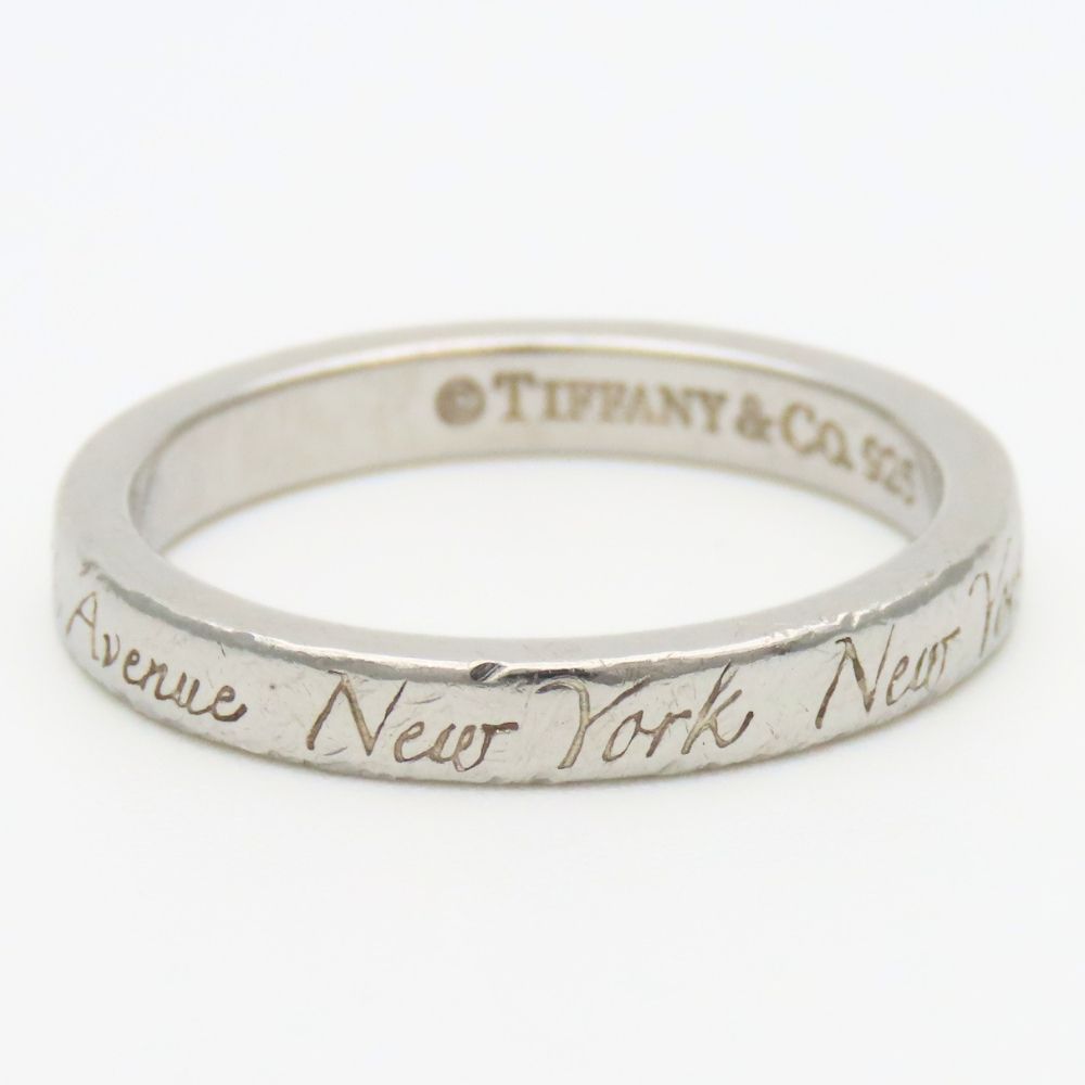 Tiffany & Co Ring Notes Narrow New York 925 Sterling Silver — view 2