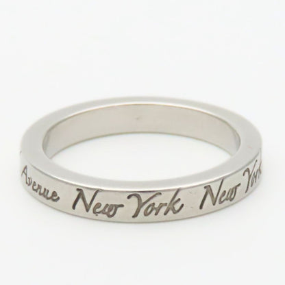 Tiffany & Co Ring Narrow Nyoku 925 Sterling Silver Su Female — view 4