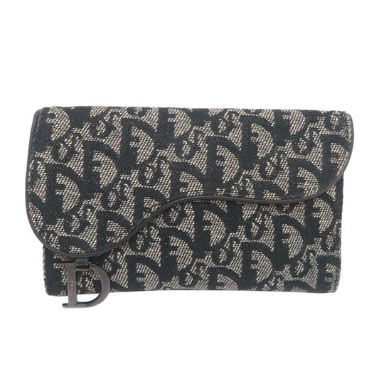 Dior Trifold Wallet Blue