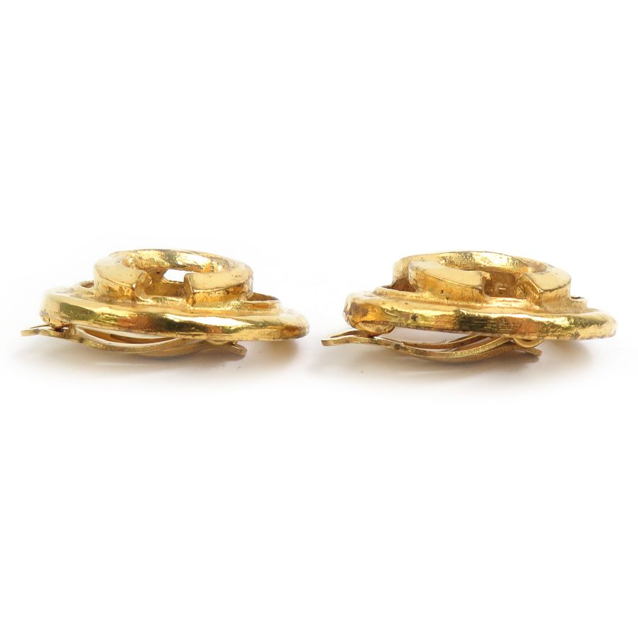 Chanel Earrings CC Logo — view 3