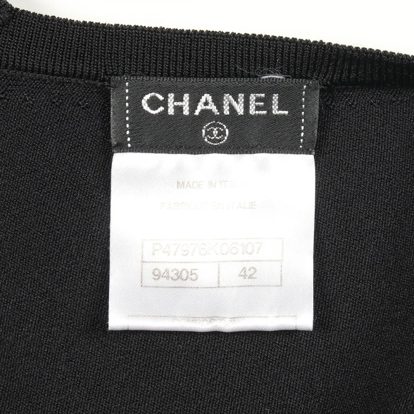 Chanel Dress CC Logo Rayon — view 3