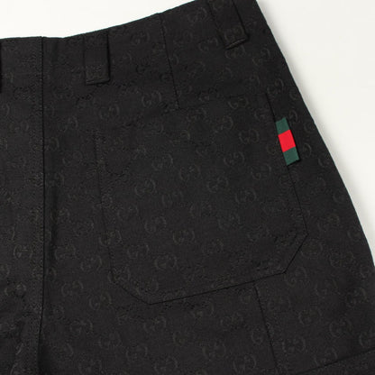 Gucci Denim Pants GG Pattern Cotton — view 6