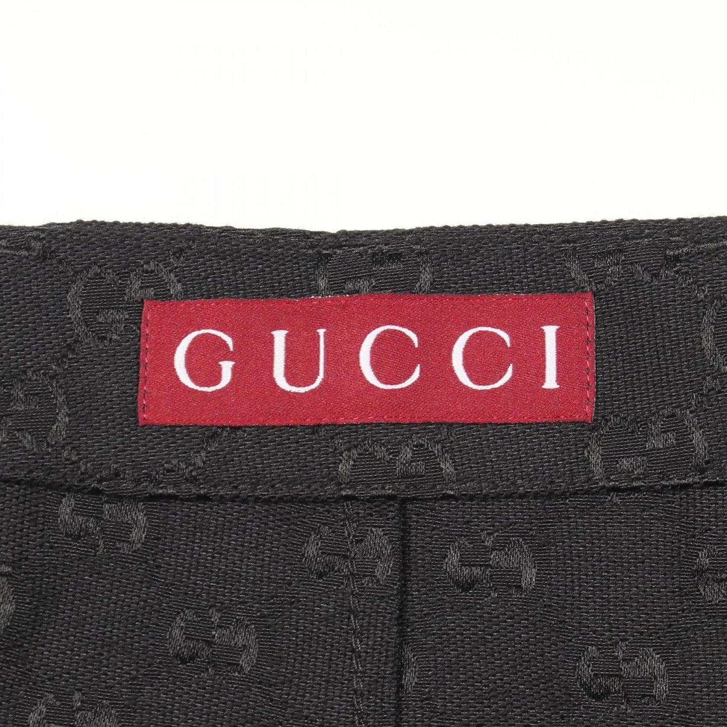 Gucci Denim Pants GG Pattern Cotton — view 3
