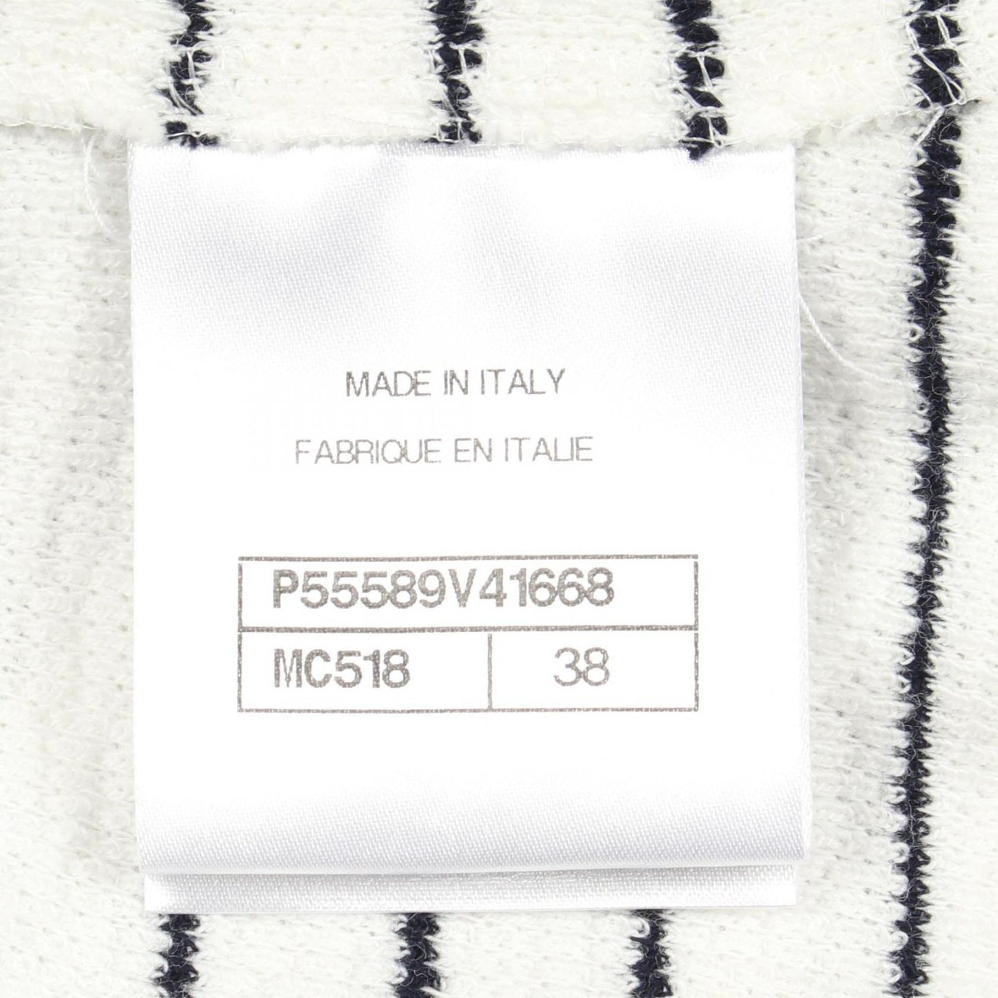 Chanel Tank Top CC Logo Button Border Cotton — view 5