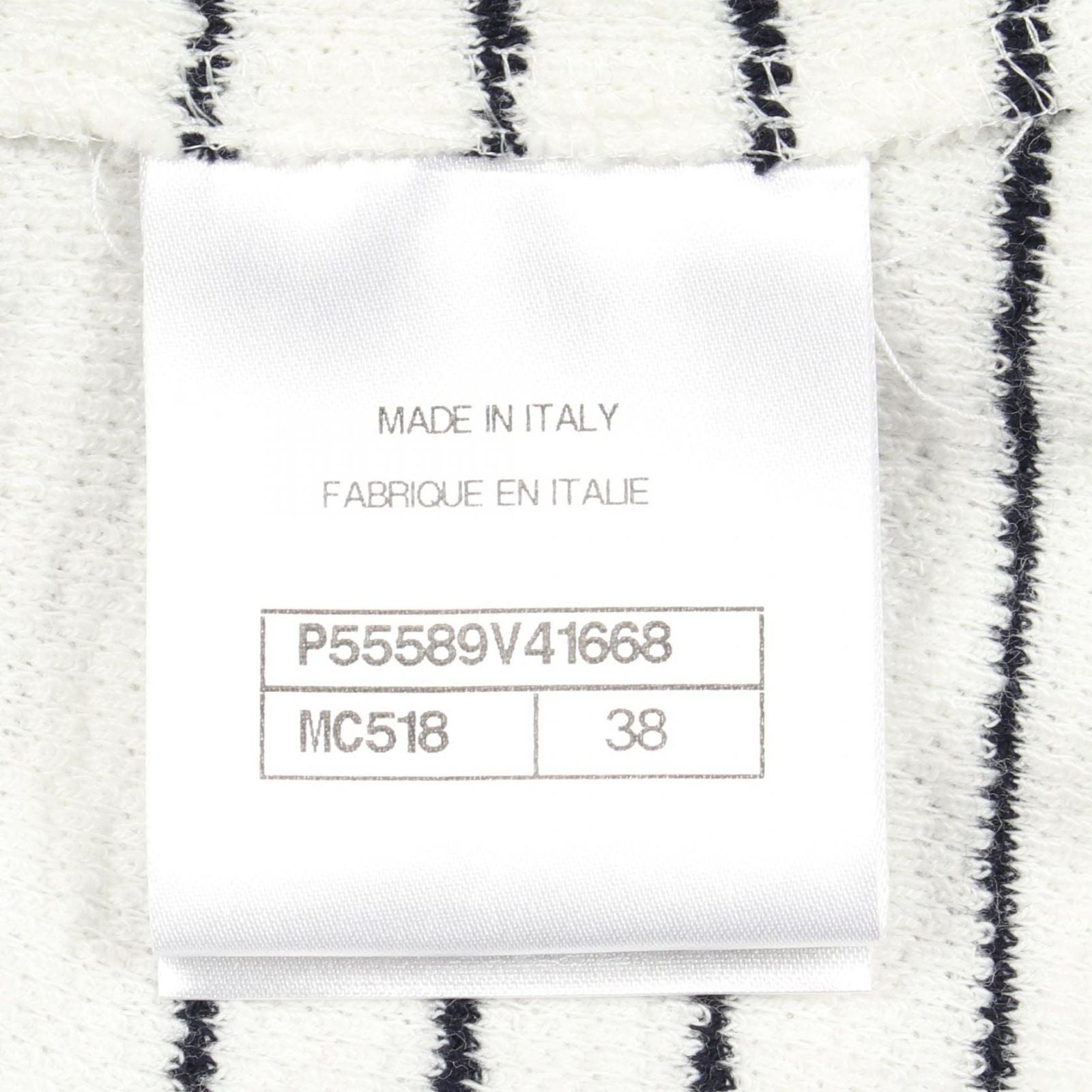 Chanel Tank Top CC Logo Button Border Cotton — view 5