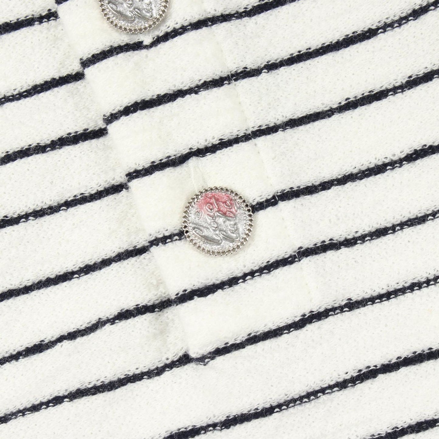 Chanel Tank Top CC Logo Button Border Cotton — view 8