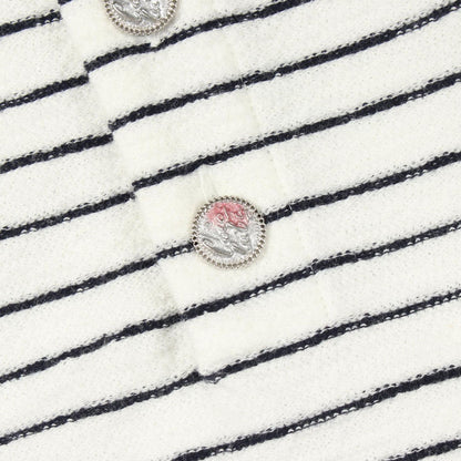 Chanel Tank Top CC Logo Button Border Cotton — view 8