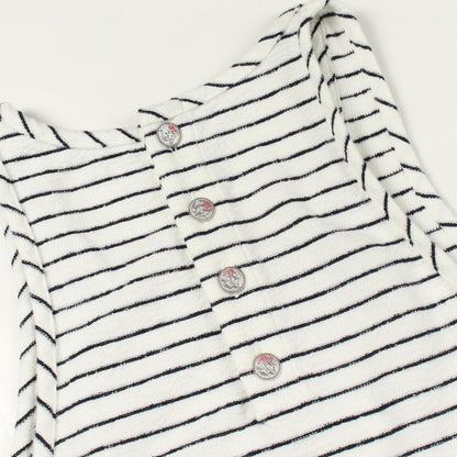 Chanel Tank Top CC Logo Button Border Cotton — view 7