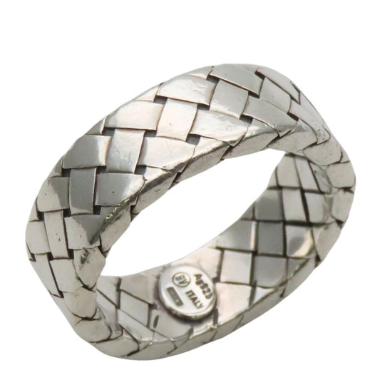 Bottega Veneta Ring Intrecciato 925 Sterling Silver Braided