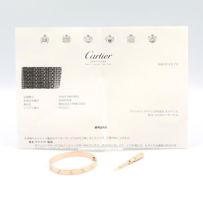 Cartier Bracelet Love 15 cm 18k Pink Gold — view 6