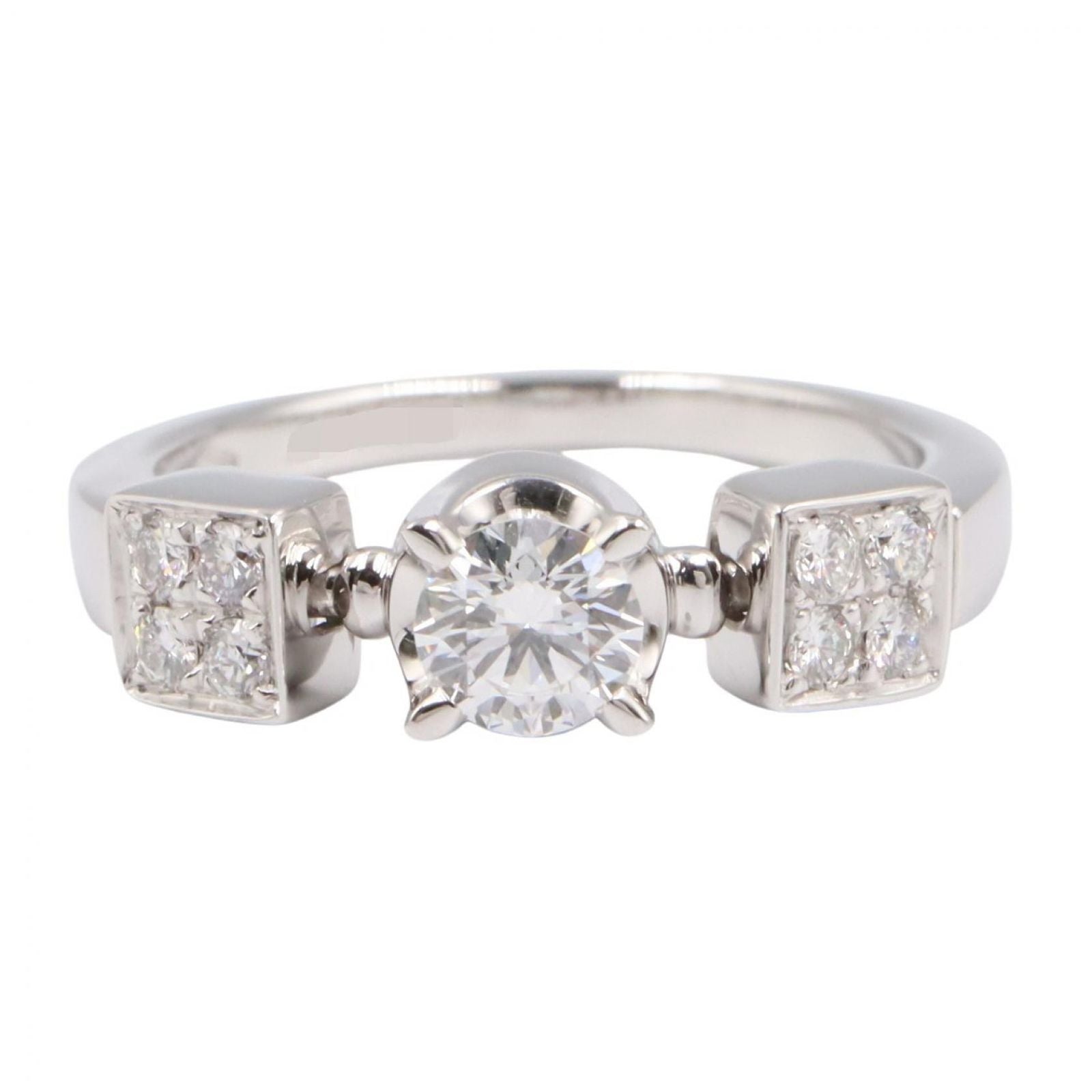 Bvlgari Ring Lucia Diamond 18k White Gold — view 2
