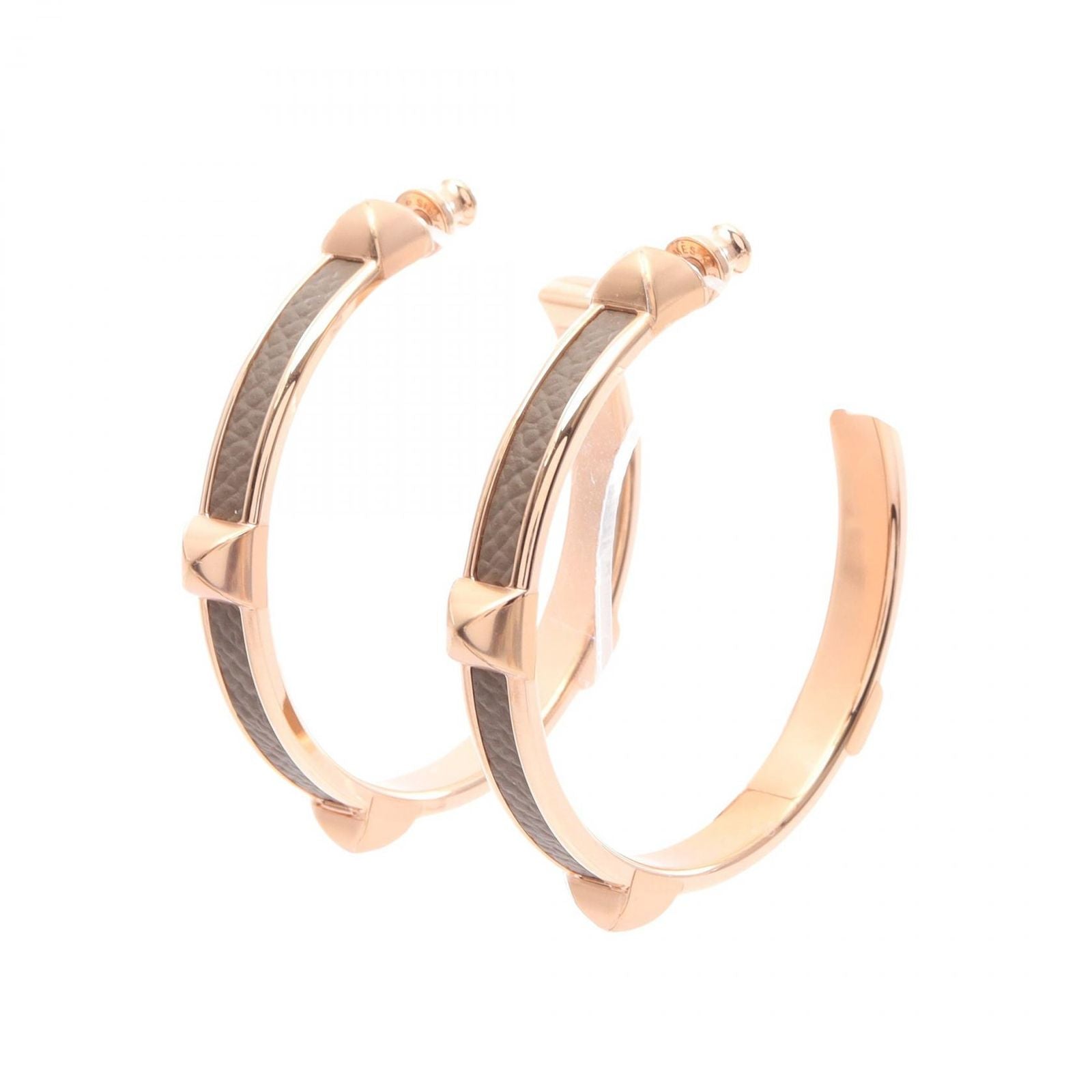 Hermes Earrings Athena GM Stainless Steel