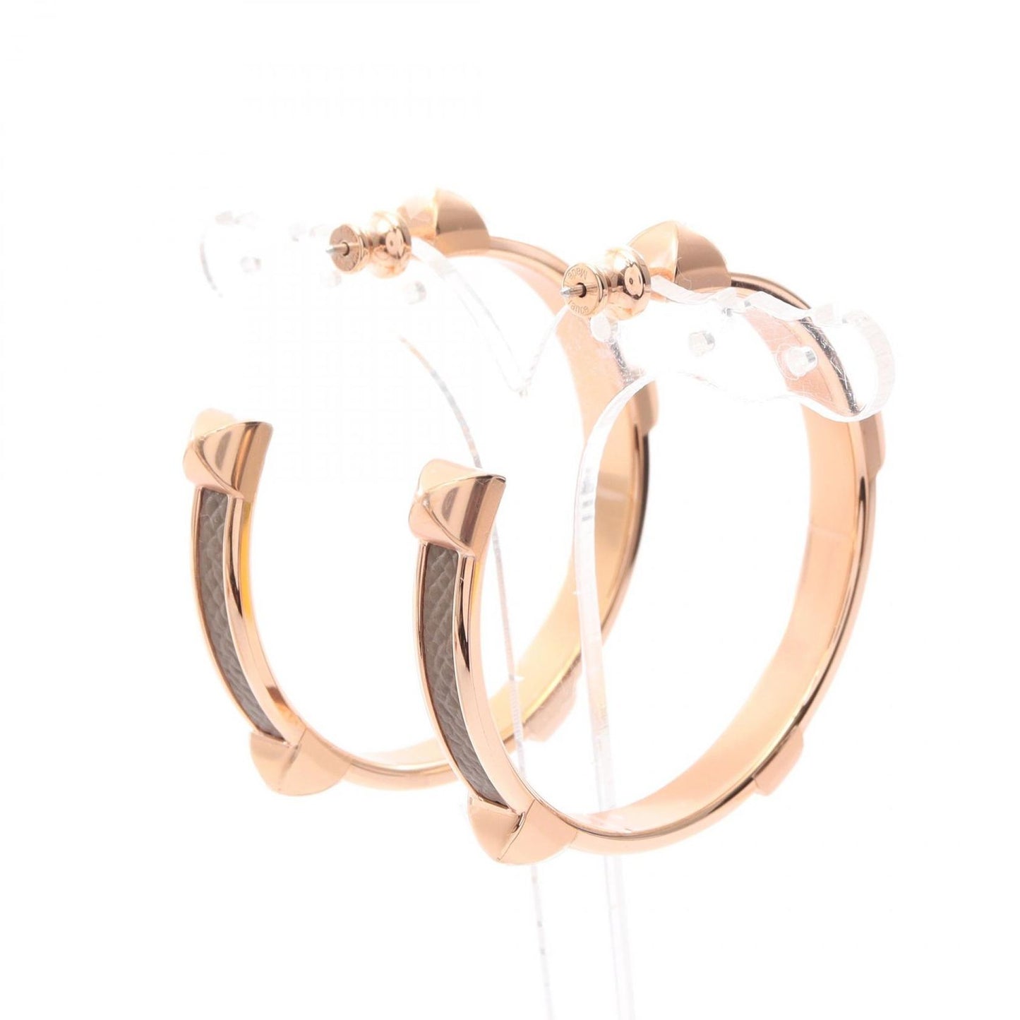 Hermes Earrings Athena GM Stainless Steel — view 3