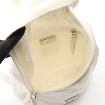 Prada Waist Bag Re-Nylon White Nylon Leather Triangle Logo — view 3