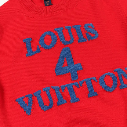 Louis Vuitton Knit Logo Crew Neck 160 Cotton Cashmere Sweater — view 5
