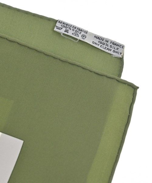 Hermes Bandana Scarf Khaki — view 4