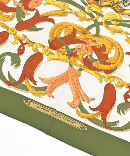 Hermes Bandana Scarf Khaki — view 3