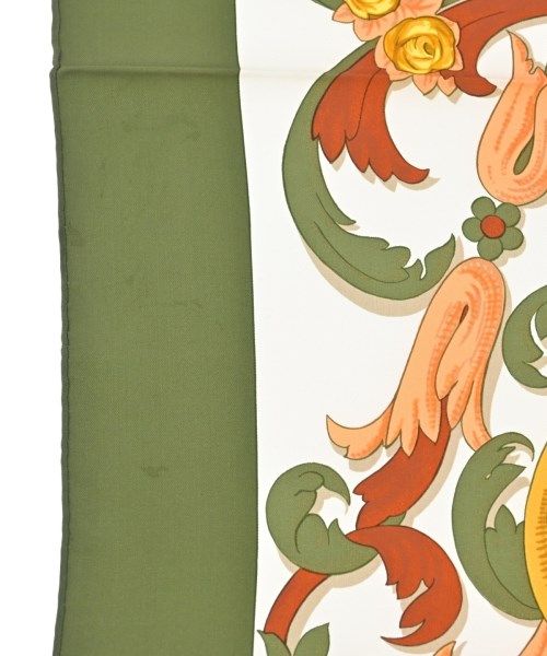Hermes Bandana Scarf Khaki — view 7