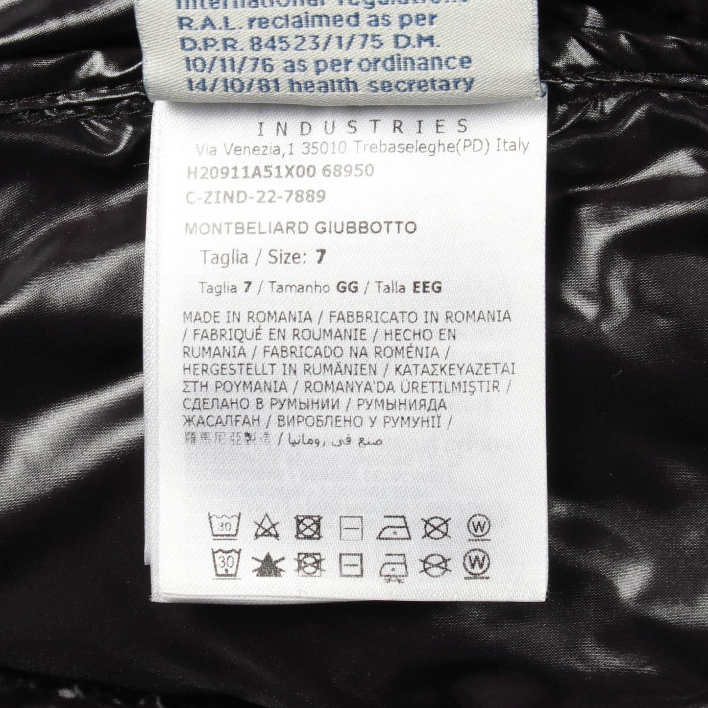 Moncler Down Jacket Montebeliar Nylon — view 4
