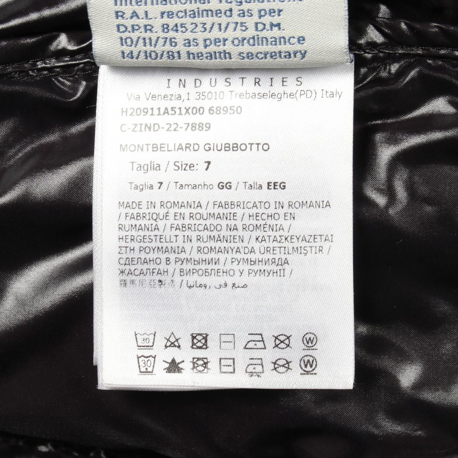 Moncler Down Jacket Montebeliar Nylon — view 4